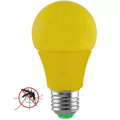 Κίτρινη LED Λάμπα για κουνούπια E27 A60 9W 830lm